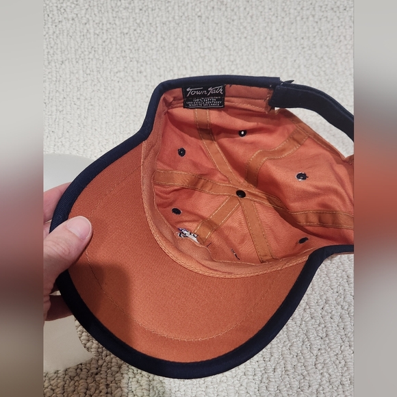 Farmstead Meadowlands Golf‎ Pro Series Hat CAP. Orange W Navy Trim. - Picture 6 of 6